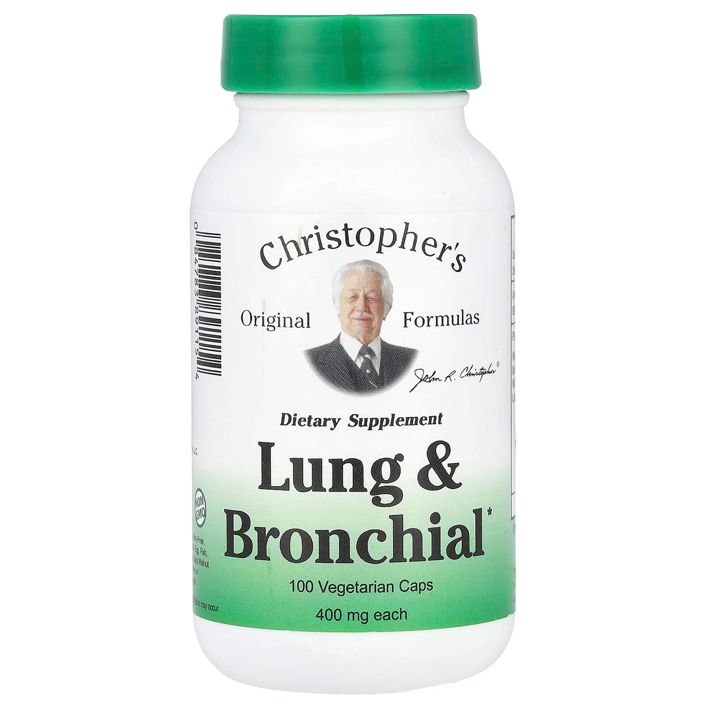 Christopher's Original Formulas
Lung & Bronchial, 100 Vegetarian Caps