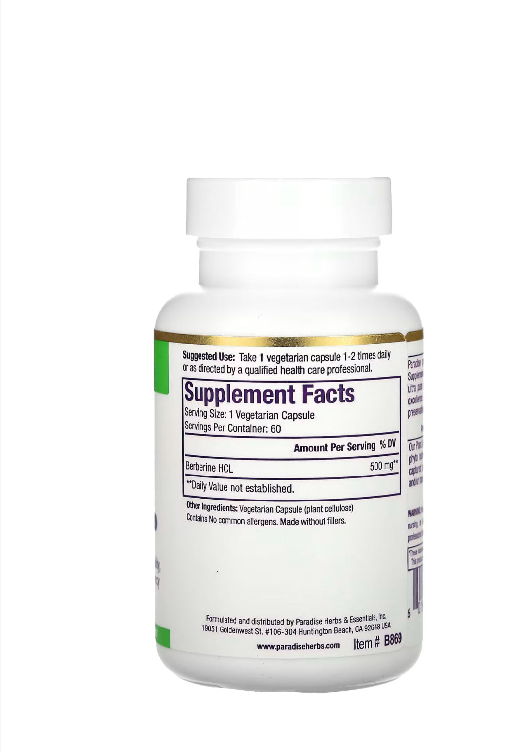 Pre-Order | Arrives in 5–10 Days – PARADISE HERBS BERBERINE EXTRACT