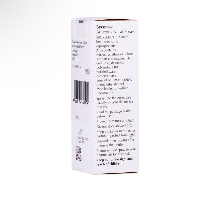 BECONASE AQUEOUS NASAL SPRAY (GSK)