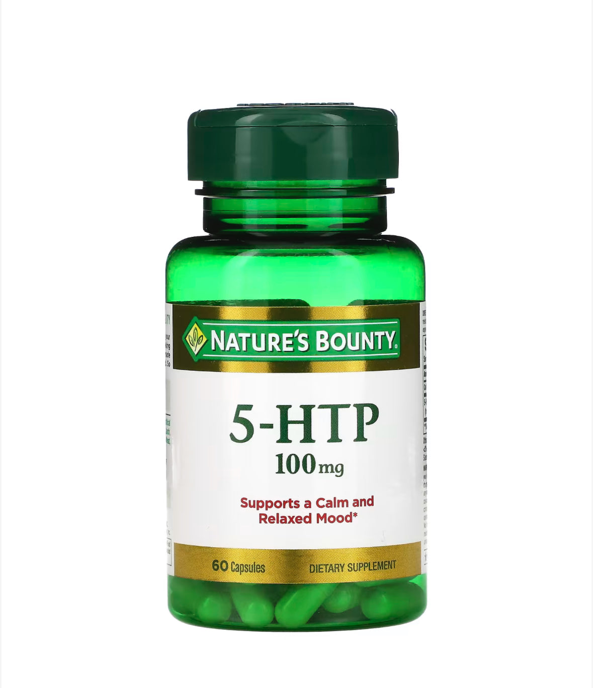 NATURE’S BOUNTY 5-HTP 100MG, 60 CAPSULES
