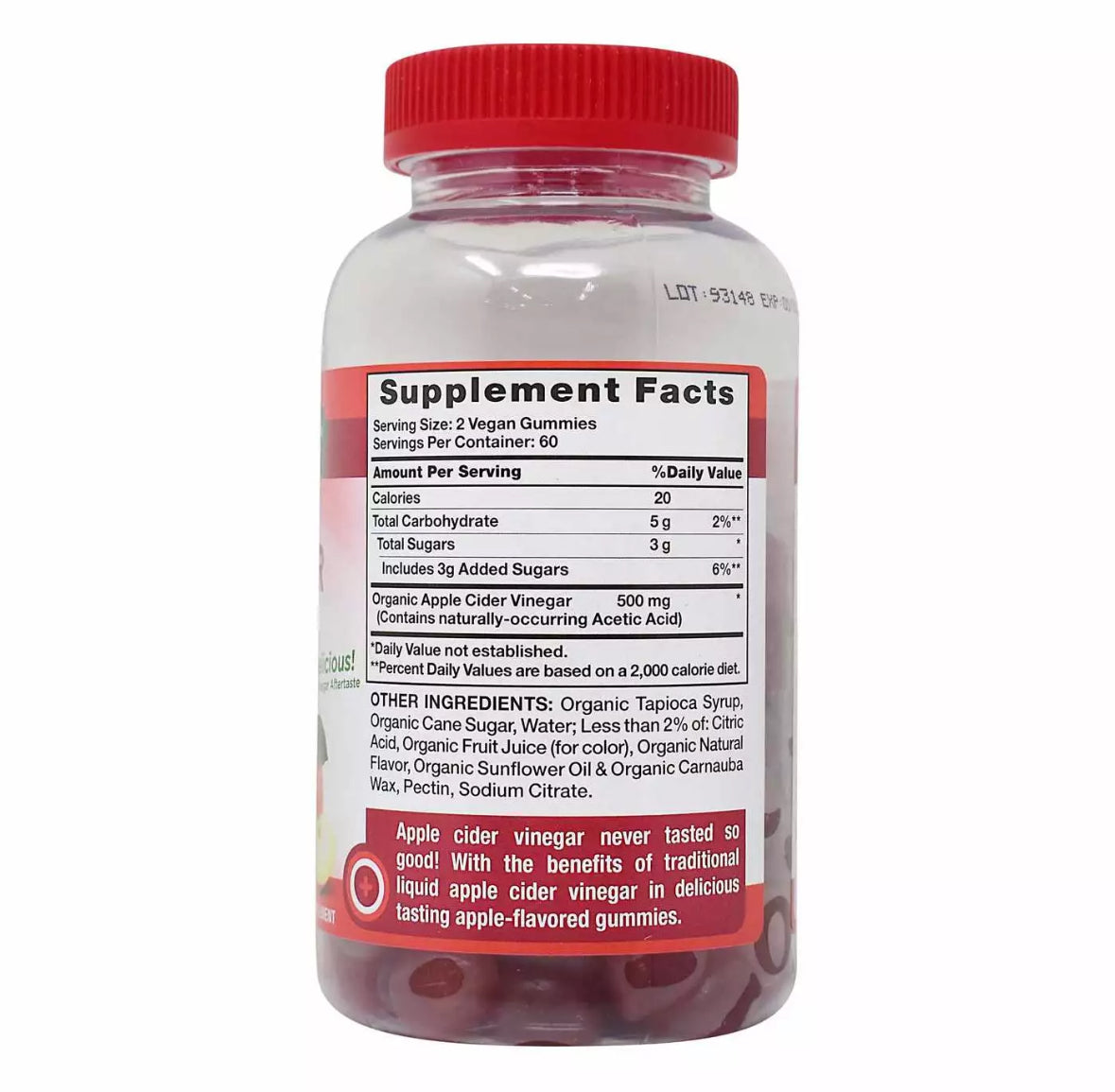 NATURE’S TRUTH APPLE CIDER VINEGAR GUMMIES