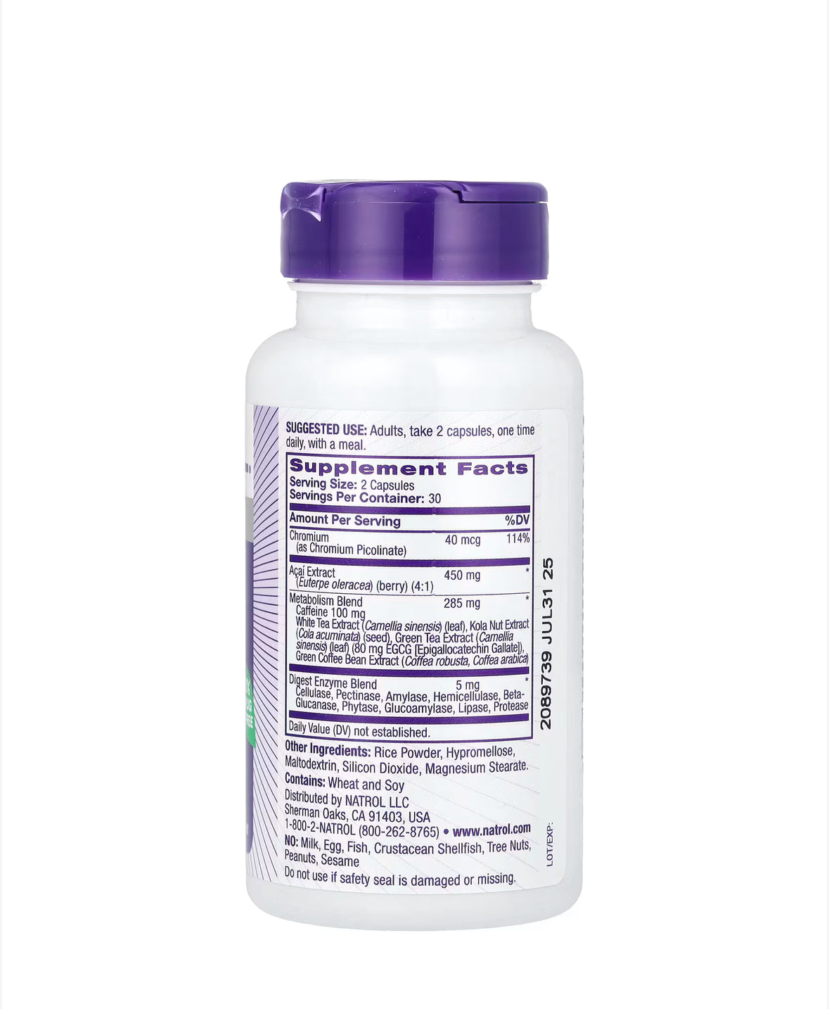 NATROL AÇAI BERRY COMPLEX