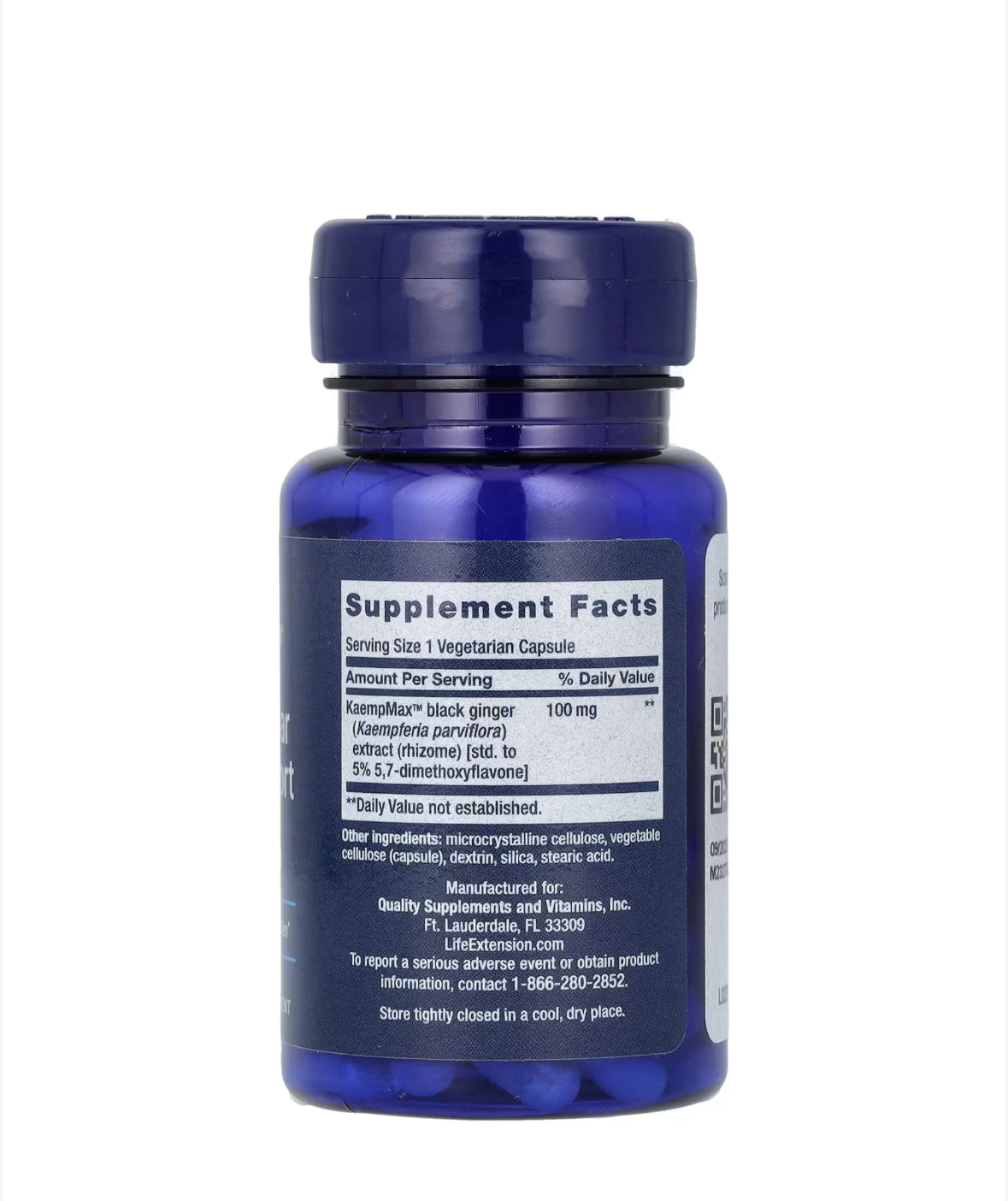LIFE EXTENSION MALE VASCULAR SEXUAL SUPPORT