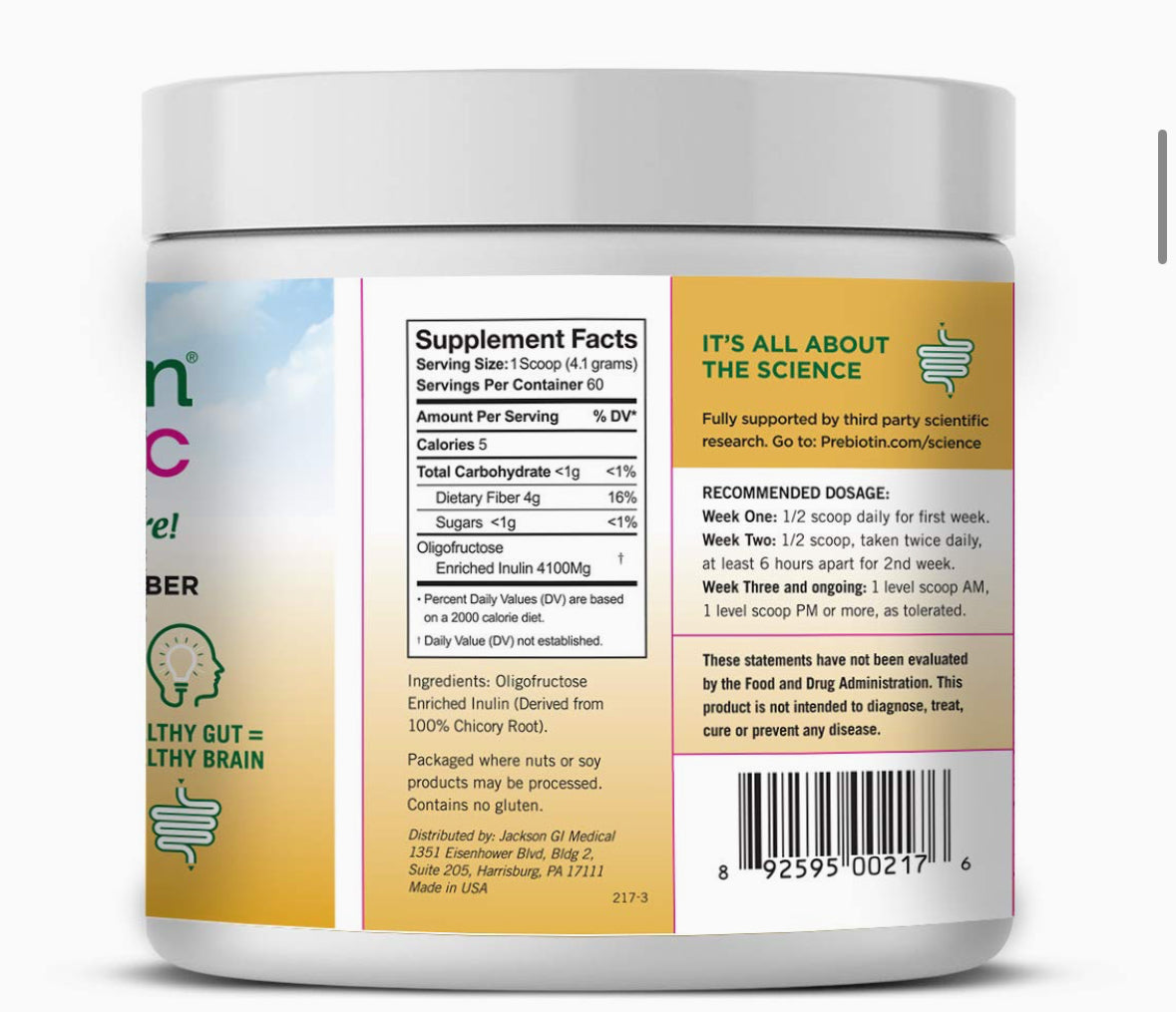 PREBIOTIN PREBIOTIC WEIGHT MANAGEMENT