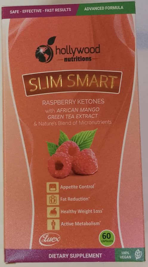 HOLLYWOOD NUTRITIONS SLIM SMART RASPBERRY