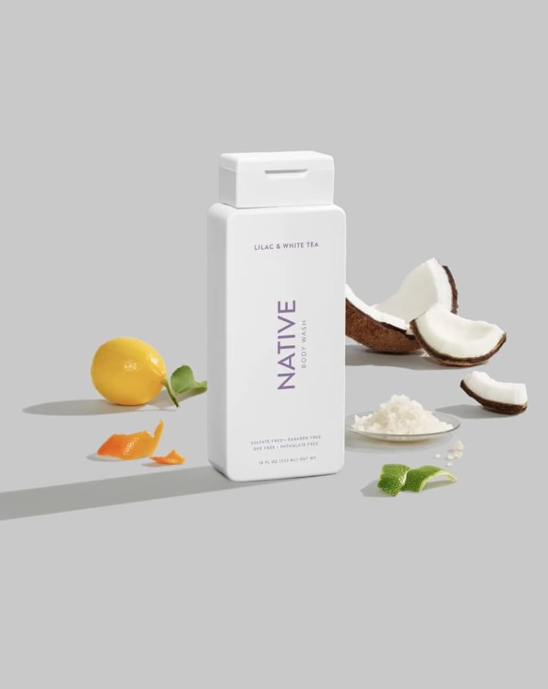 NATIVE BODY WASH LILAC & WHITE TEA