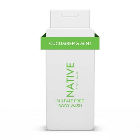 NATIVE BODY WASH CUCUMBER & MINT