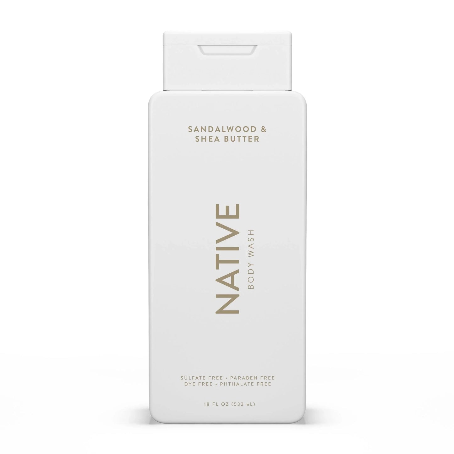 NATIVE BODY WASH SANDALWOOD & SHEA BUTTER