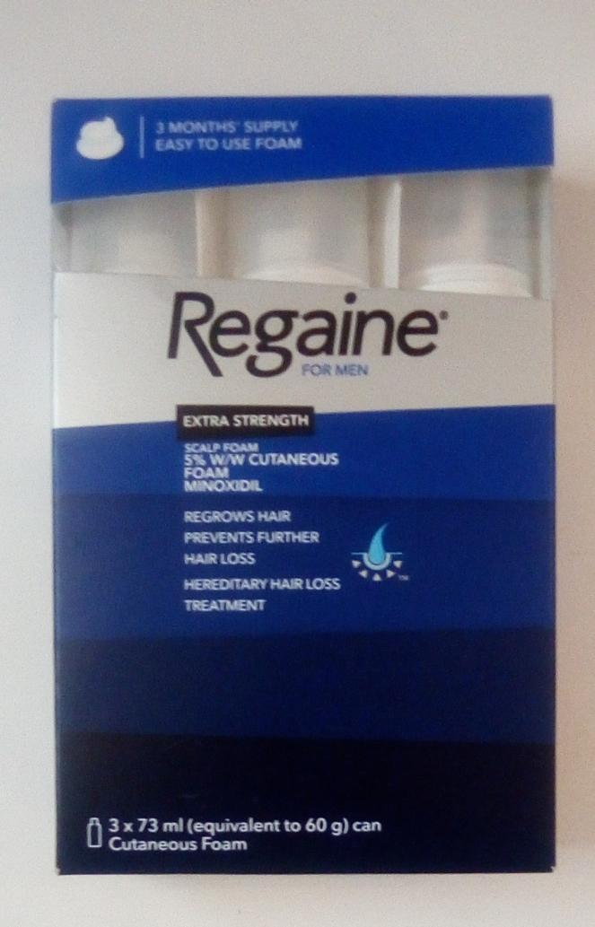 REGAINE FOR MEN EXTRA STRENGTH SCALP FOAM TRIPLE PACK 3 x 73ML
