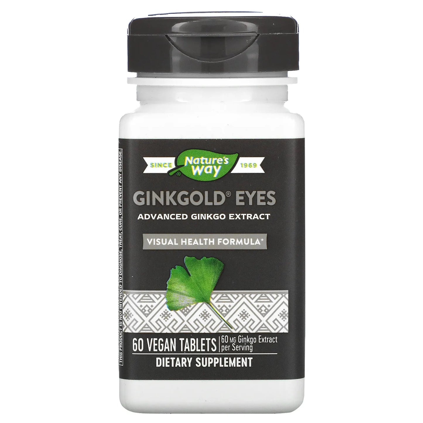 NATURE’S WAY GINKGOLD EYES, 60 VEGAN TABLETS