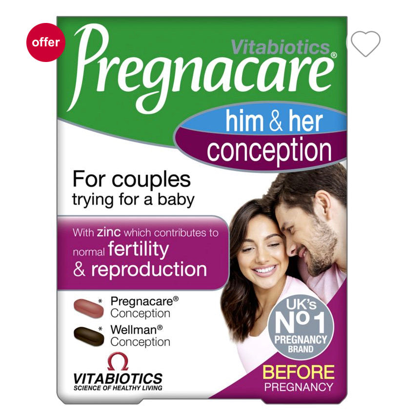 PREGNACARE HIM & HER CONCEPTION - E-Pharmacy Ghana