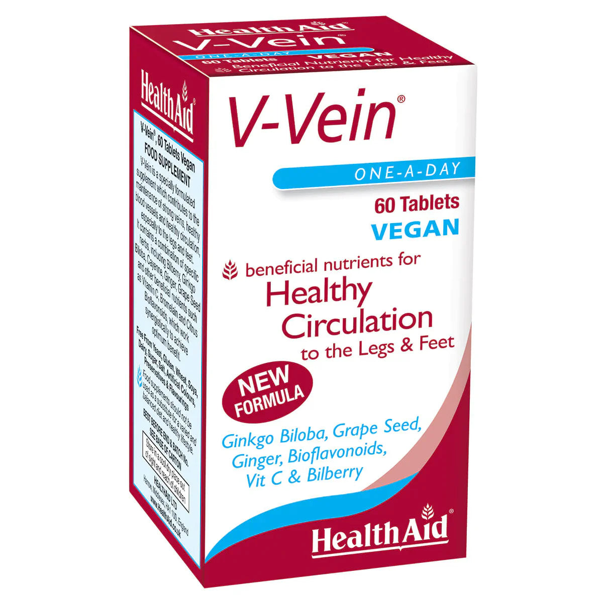 HEALTHAID V-VEIN, 60 TABLETS