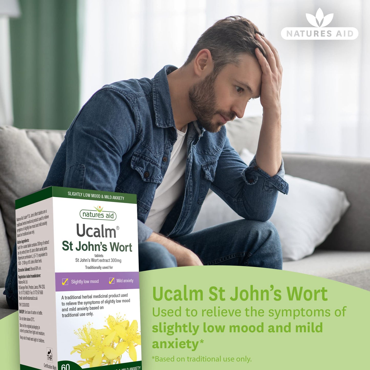 NATURES AID UCALM ST JOHN’S WORT
