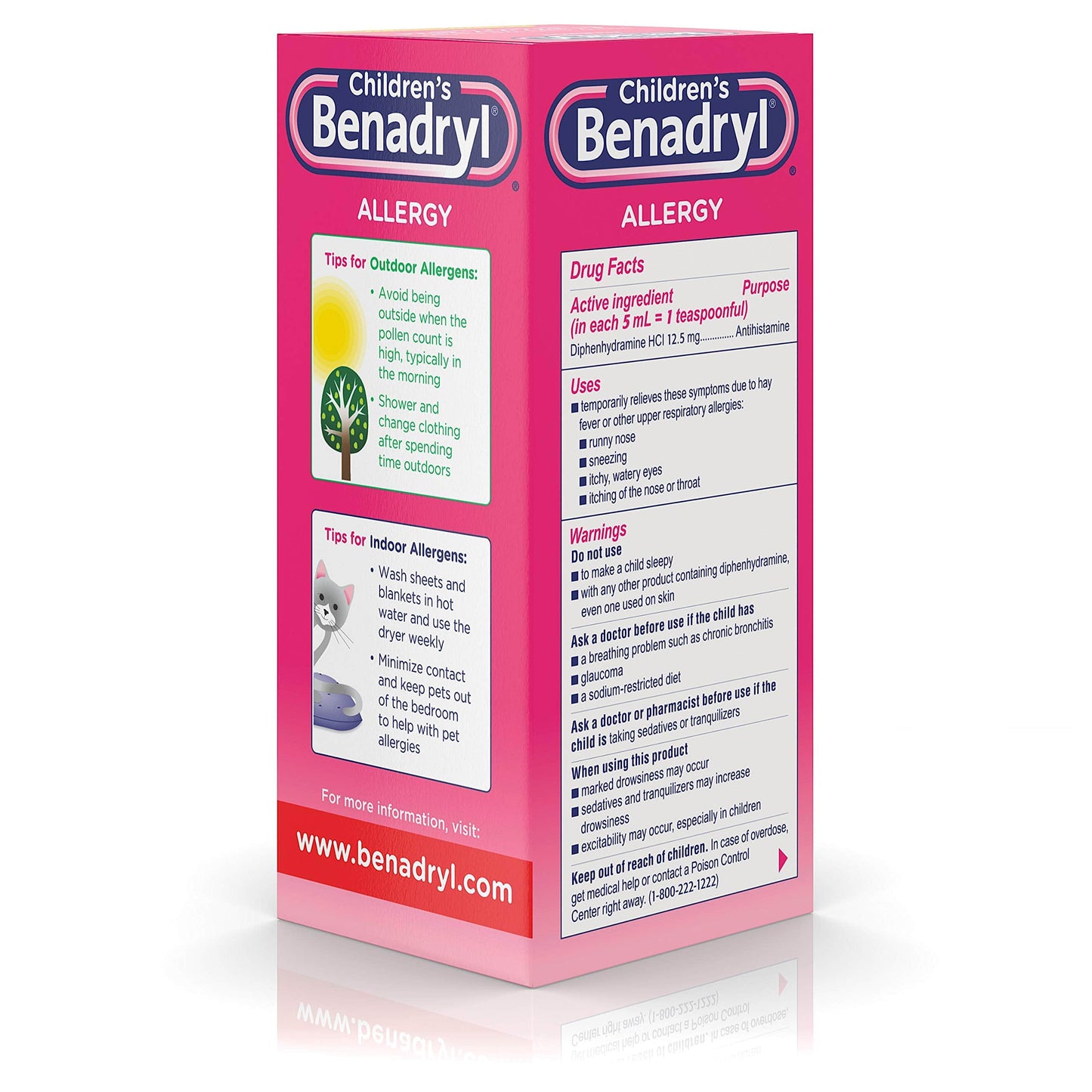 CHILDREN’S BENADRYL ALLERGY CHERRY FLAVORED LIQUID