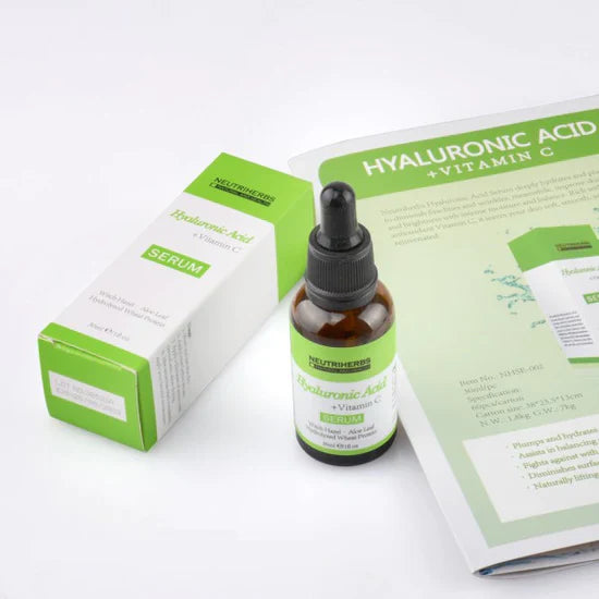 NEUTRIHERBS HYALURONIC ACID + VITAMIN C SERUM 30ML