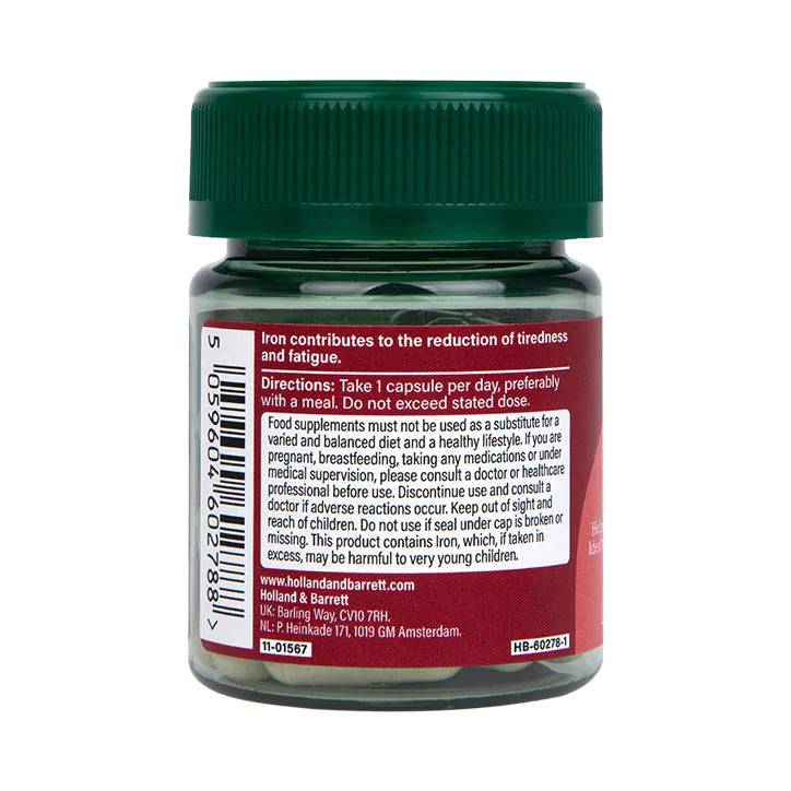 HOLLAND & BARRETT GENTLE IRON 20MG