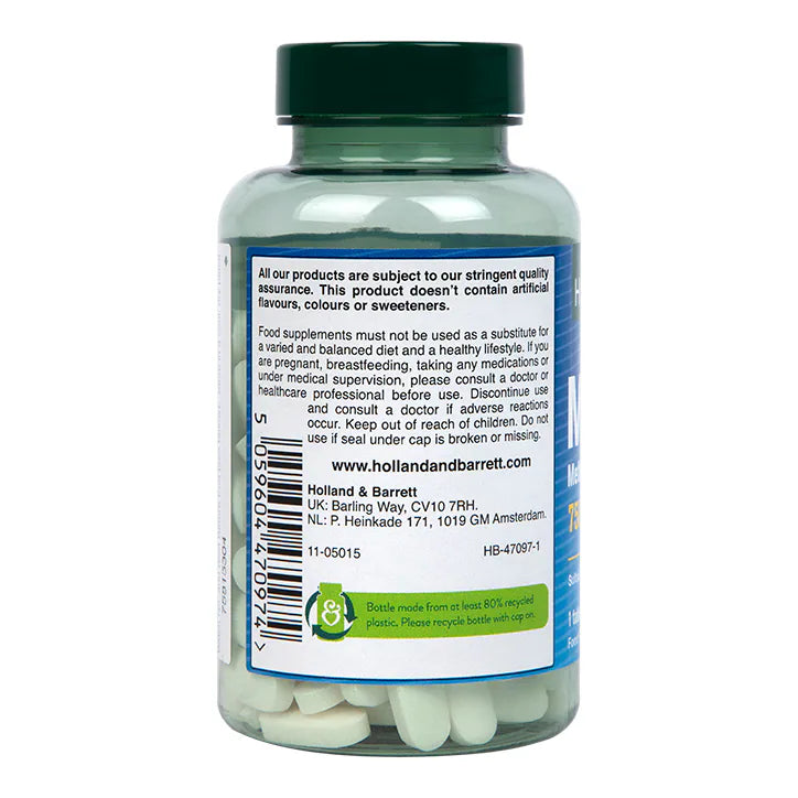 HOLLAND & BARRETT MSM 750MG