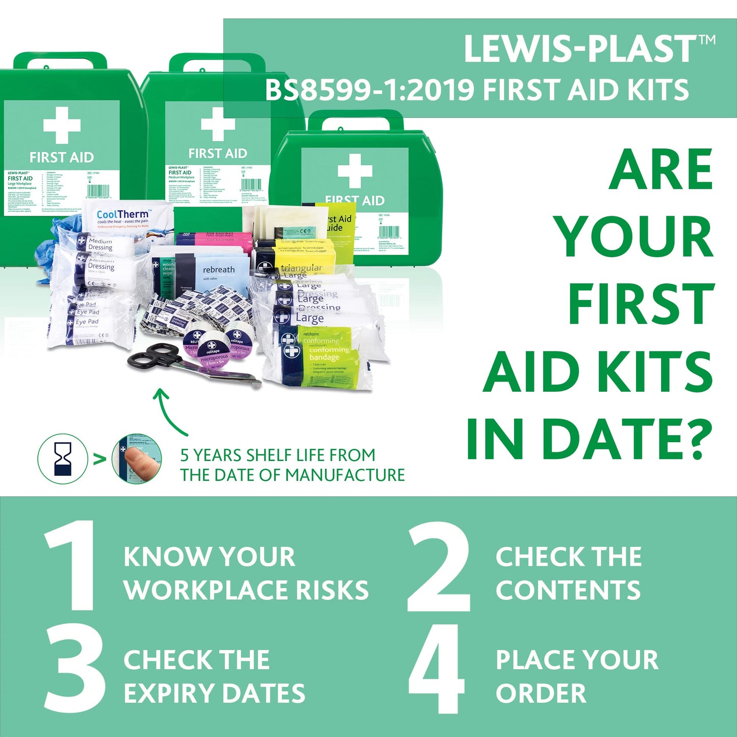 LEWIS-PLAST FIRST AID KIT