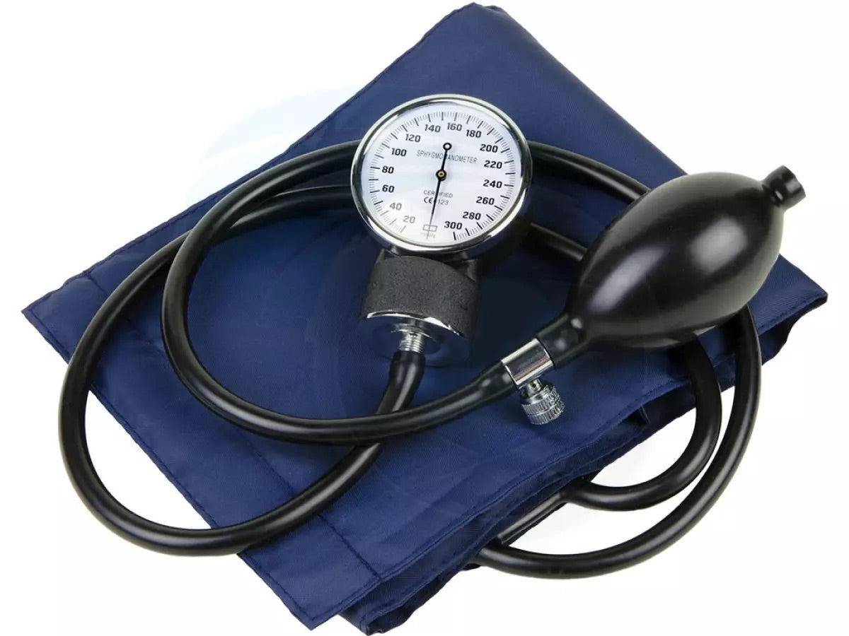 ANEROID SPHYGMOMANOMETER WITH ZINC ALLOY GAUGE