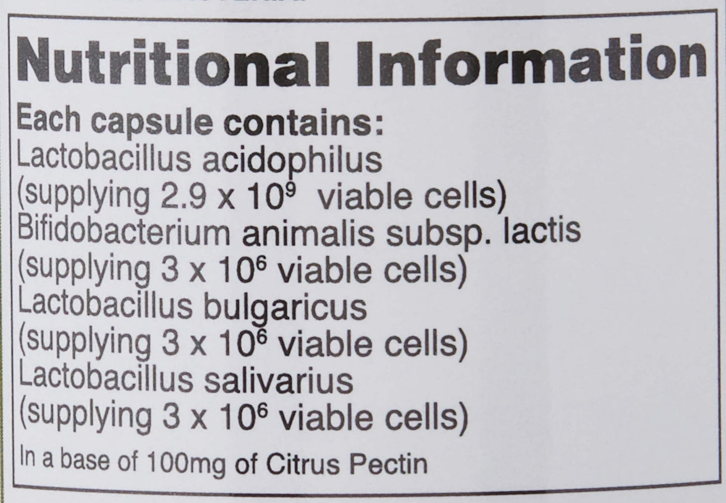 HOLLAND & BARRETT ACIDOPHILUS 3 BILLION