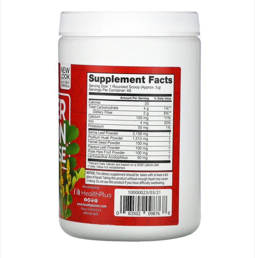 HEALTHPLUS SUPER COLON CLEANSE 340G