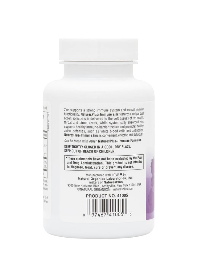 NATURESPLUS IMMUNE ZINC, 60 LOZENGES