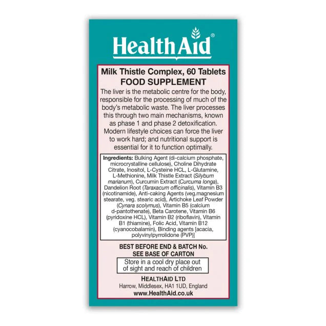 HEALTHAID MILK THISTLE COMPLEX