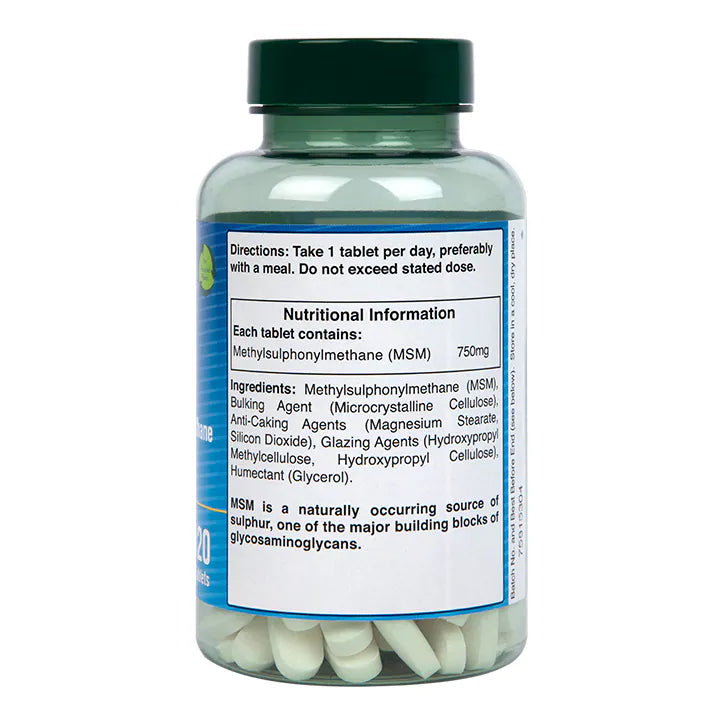 HOLLAND & BARRETT MSM 750MG