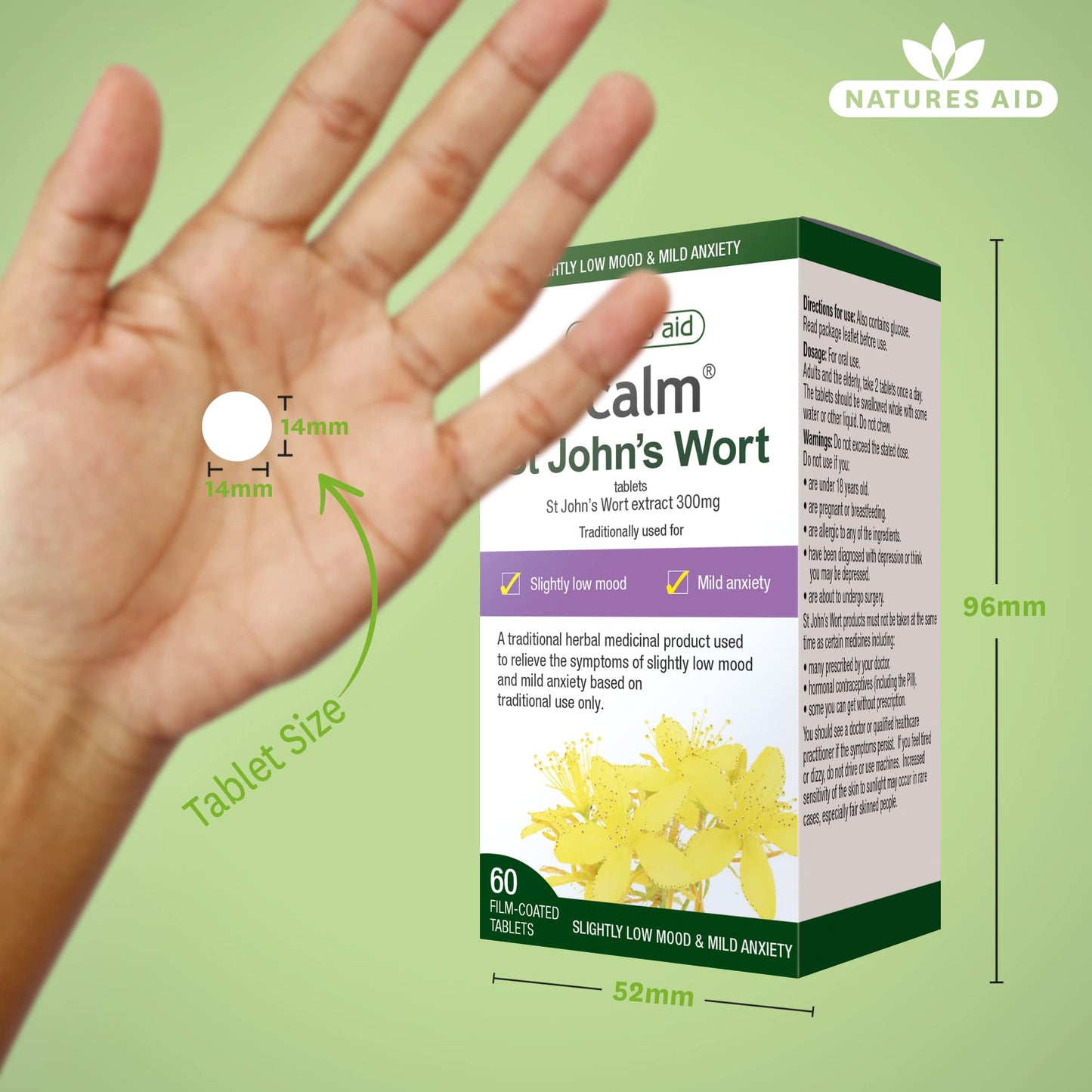 NATURES AID UCALM ST JOHN’S WORT