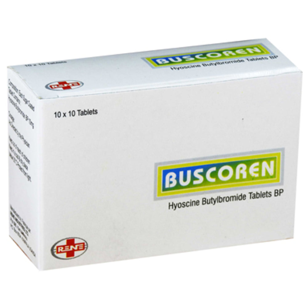 HYOSCINE BUTYLBROMIDE 10MG TABLETS