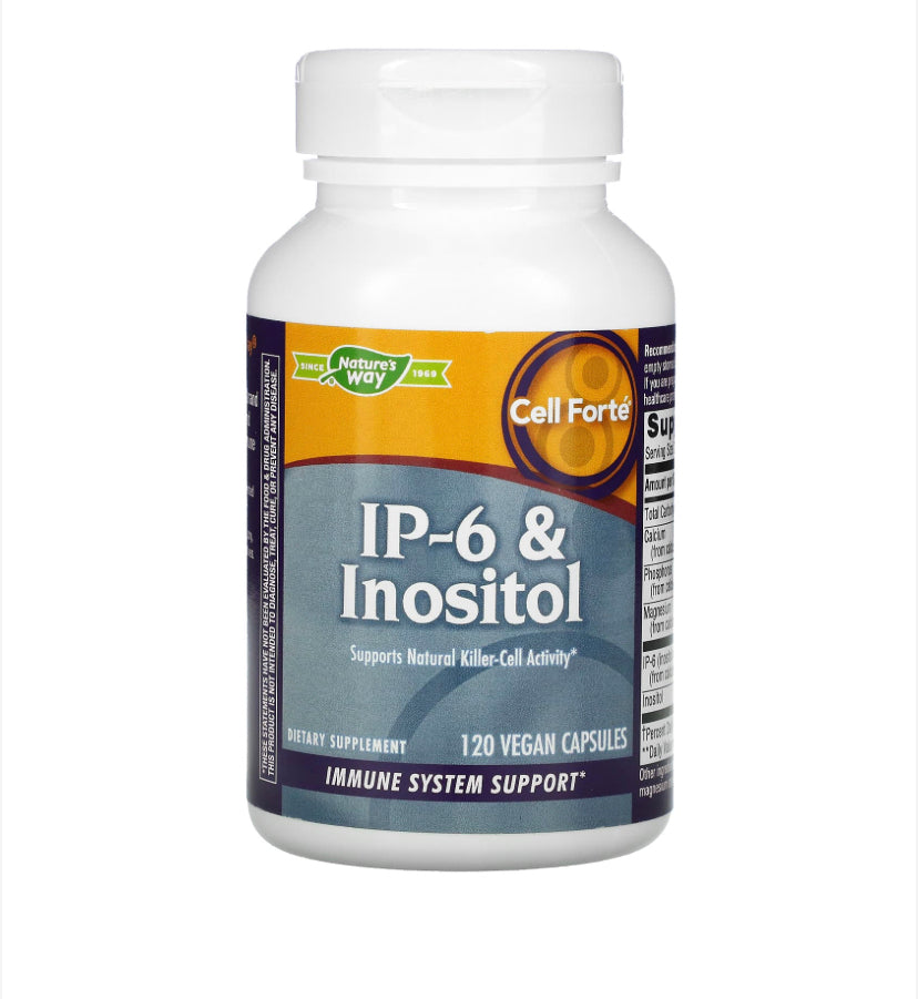 NATURE’S WAY IP~6 & INOSITOL, 120 VEGAN CAPSULES