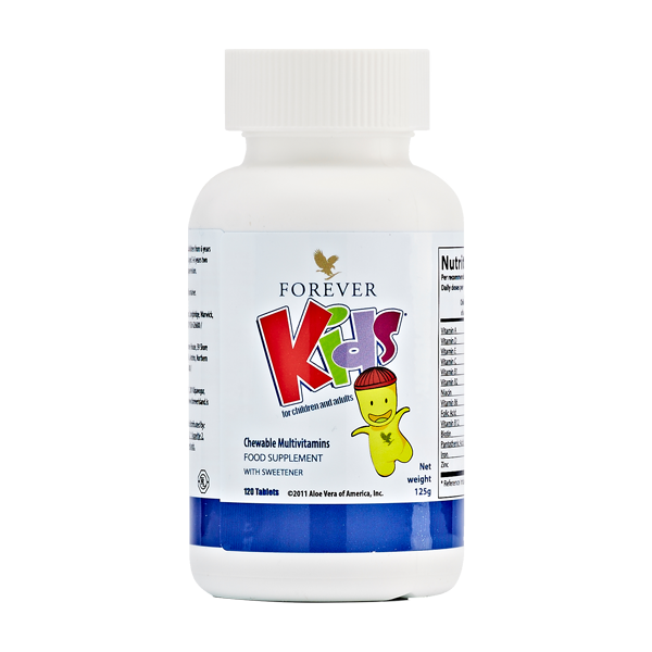 FOREVER KIDS MULTIVITAMINS, 120 TABLETS