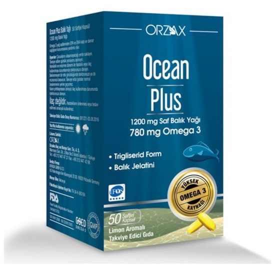 ORZAX OCEAN PLUS 780MG OMEGA 3