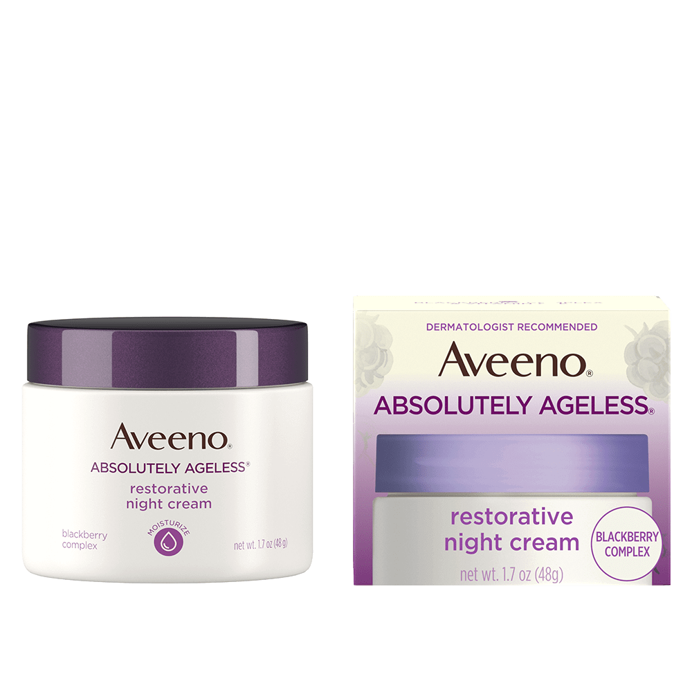 AVEENO ABSOLUTELY AGELESS RESTORATIVE NIGHT CREAM
