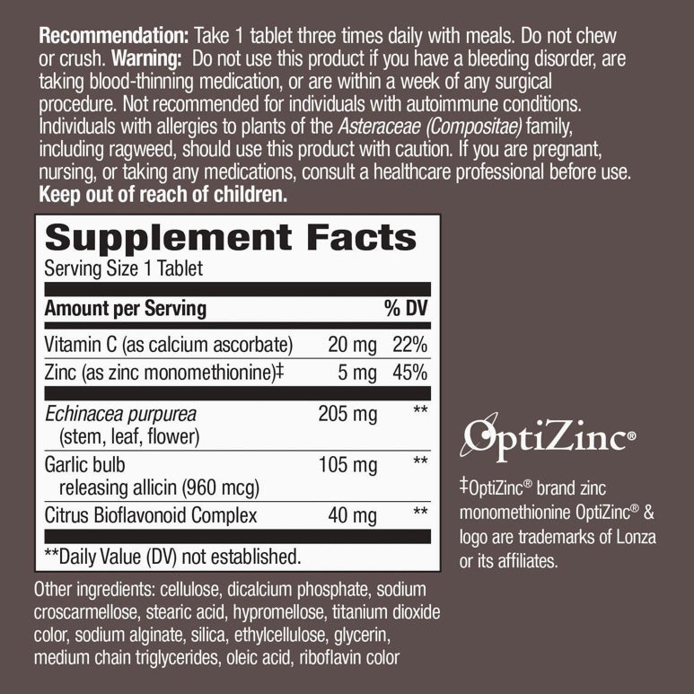 NATURE’S WAY GARLICIN CF TABLETS