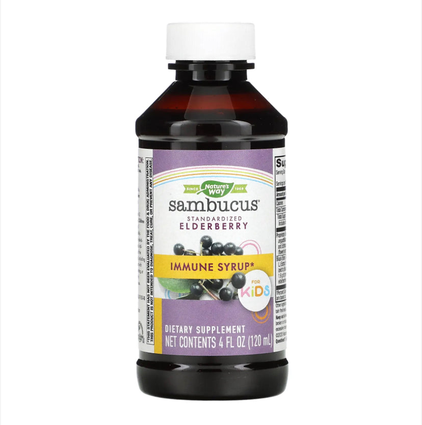 NATURE’S WAY SAMBUCUS IMMUNE SYRUP FOR KIDS
