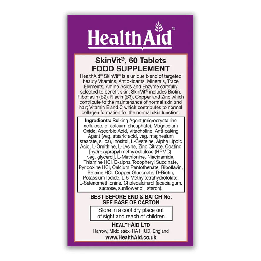 HEALTHAID SKINVIT, 60 TABLETS
