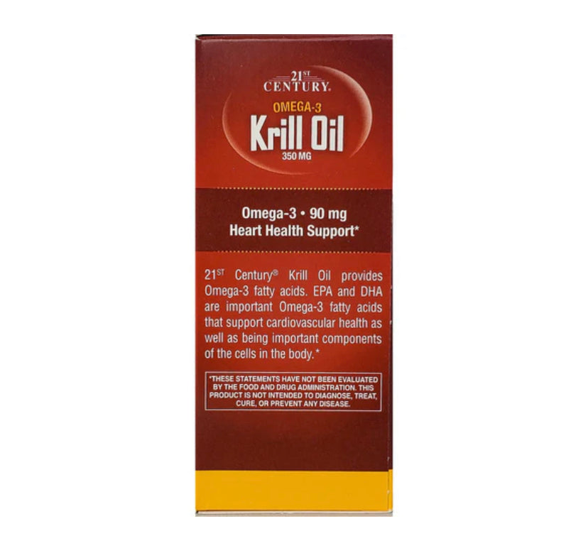 21ST CENTURY OMEGA-3 KRILL OIL 350MG, 60 SOFTGELS