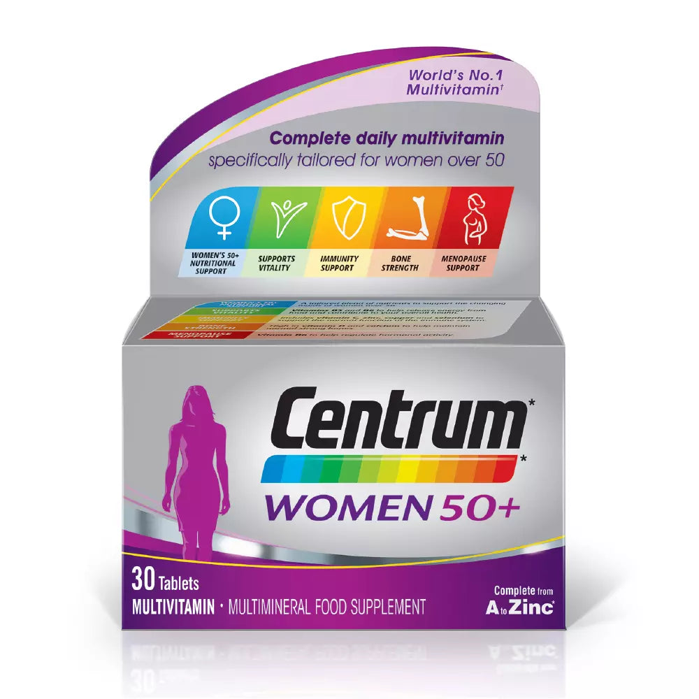 CENTRUM WOMEN 50+, 30 TABLETS