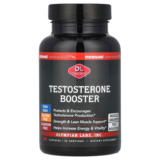 Pre-Order | Arrives in 5–10 Days – Olympian Labs
Testosterone Booster, 60 Capsules