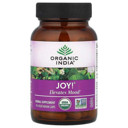 Organic India
Joy!® Elevates Mood, 90 Vegetarian Caps