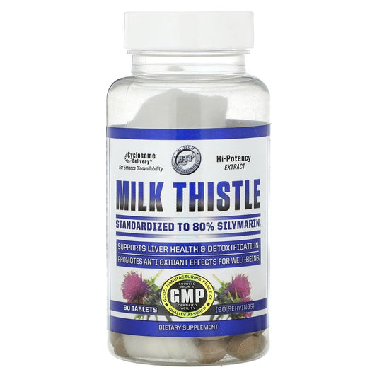 Hi Tech Pharmaceuticals
Milk Thistle, 360 mg, 90 Tablets