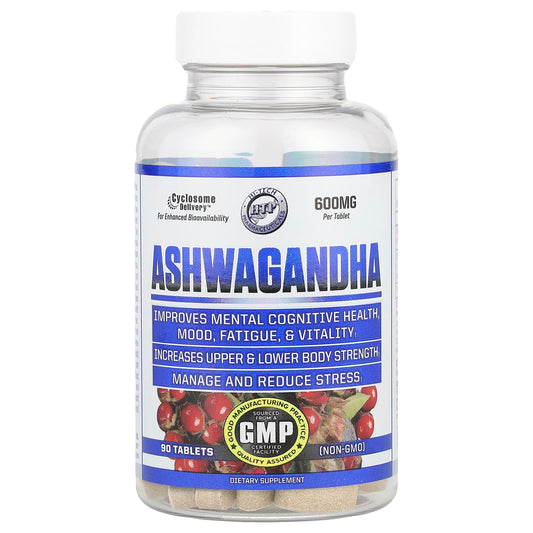 Hi Tech Pharmaceuticals
Ashwagandha, 600 mg, 90 Tablets