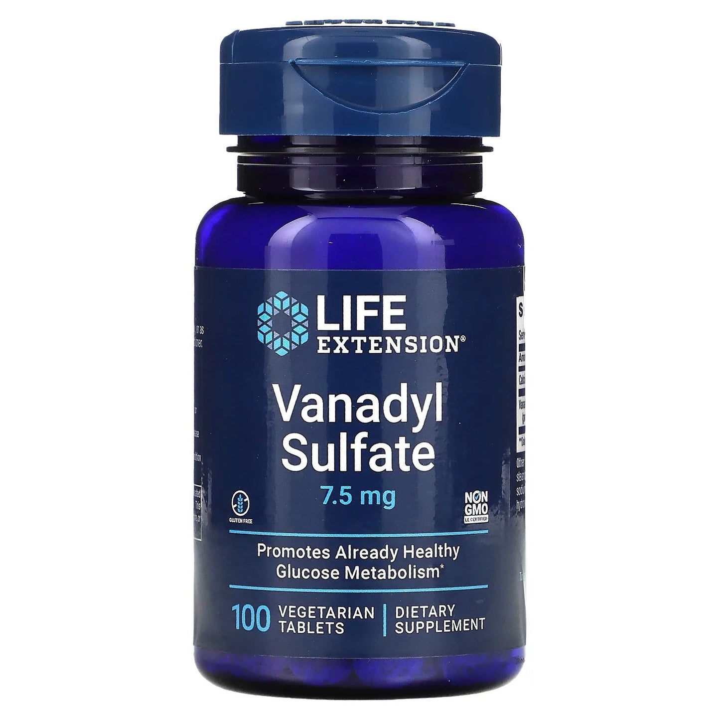 Life Extension
Vanadyl Sulfate, 7.5 mg, 100 Vegetarian Tablets