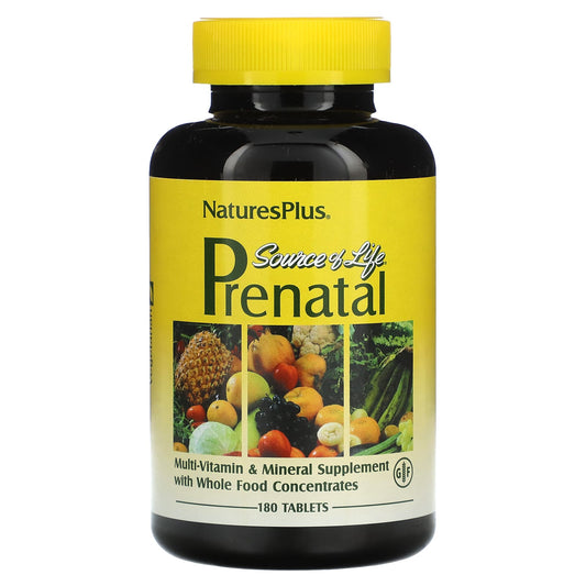 NaturesPlus
Source of Life, Prenatal, 180 Tablets
