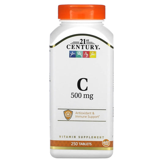 21st Century
Vitamin C, 500 mg, 250 Tablets