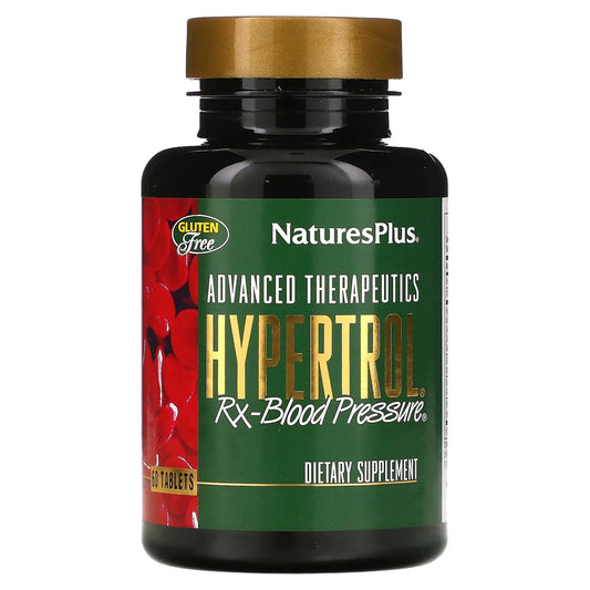 NaturesPlus
Advanced Therapeutics, Hypertrol, RX Blood Pressure, 60 Tablets