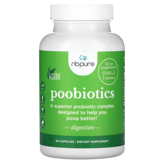 NB Pure
Poobiotics, 60 Capsules