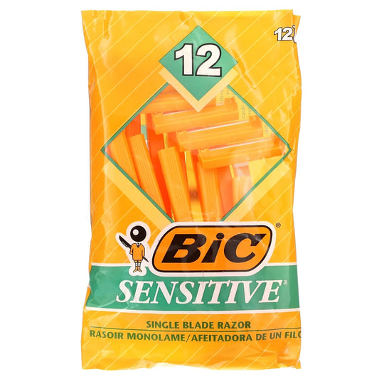 Pre-Order | Arrives in 5–10 Days – BIC
Sensitive, Single Blade Disposable Razors, 12 Razors