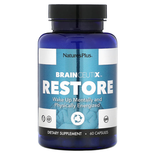 NaturesPlus
BrainCeutix Restore, 60 Capsules